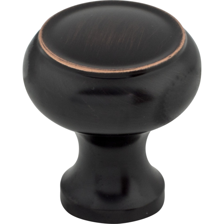 Top Knobs M1668: 1-1/8" Normandy Round Cabinet Knob - Tuscan Bronze
