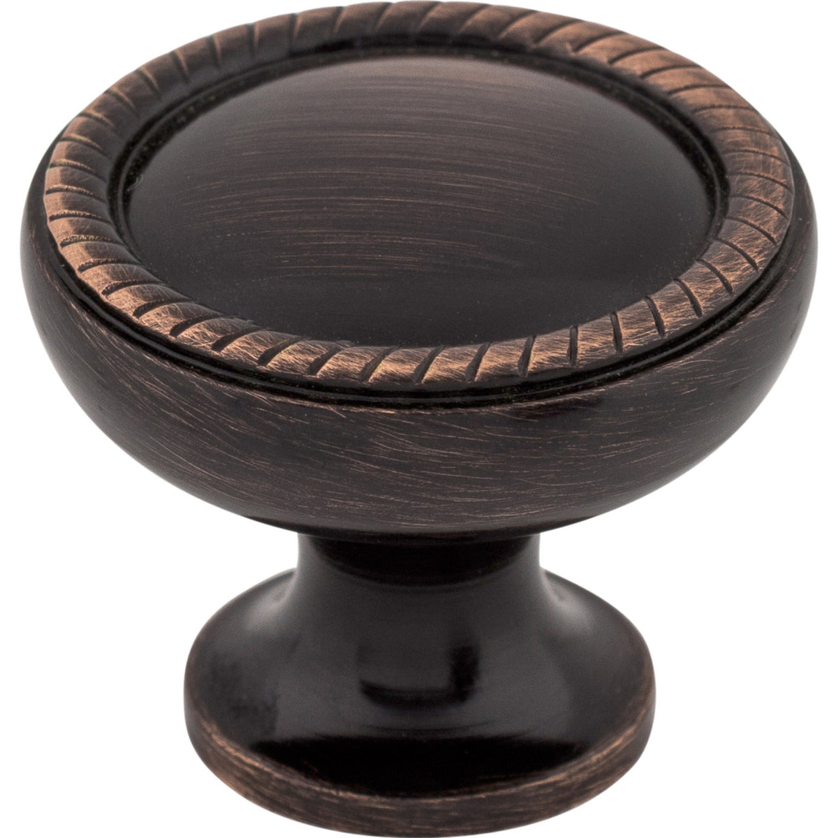 Top Knobs M1670: 1-1/4" Embossed Round Cabinet Knob - Tuscan Bronze
