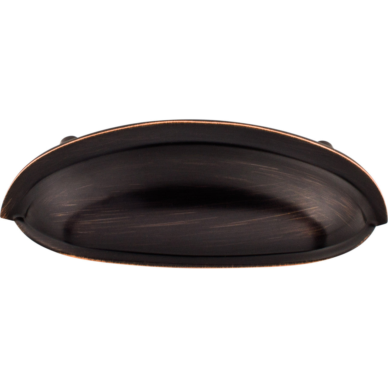 Top Knobs M1674: 3" cc Somerset Cup Cabinet Pull - Tuscan Bronze