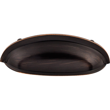 Top Knobs M1674: 3" cc Somerset Cup Cabinet Pull - Tuscan Bronze
