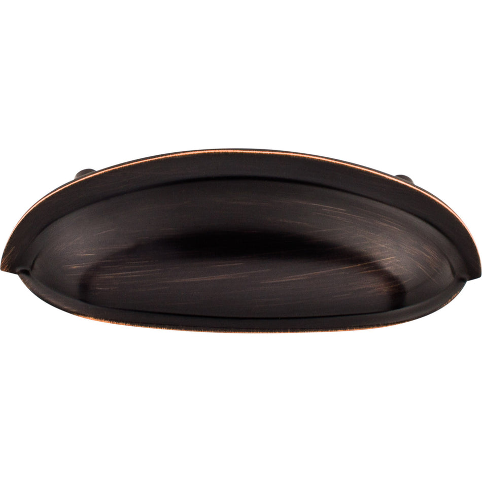Top Knobs M1674: 3" cc Somerset Cup Cabinet Pull - Tuscan Bronze