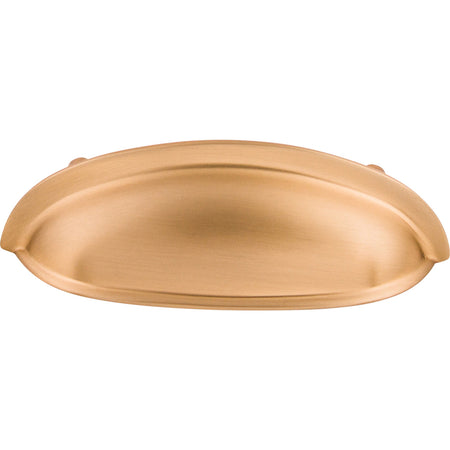 Top Knobs M1675: 3" cc Somerset Cup Cabinet Pull - Brushed Bronze