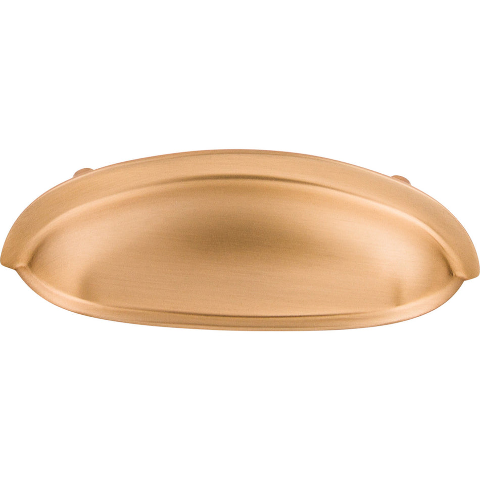 Top Knobs M1675: 3" cc Somerset Cup Cabinet Pull - Brushed Bronze