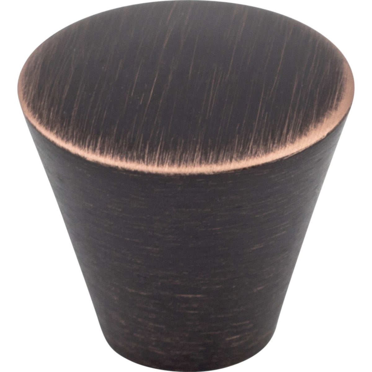 Top Knobs M1676: 1-1/16" Cone Tapered Cabinet Knob - Tuscan Bronze
