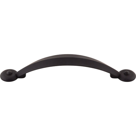 Top Knobs M1678: 3-3/4" cc Dakota Angle Cabinet Pull - Flat Black