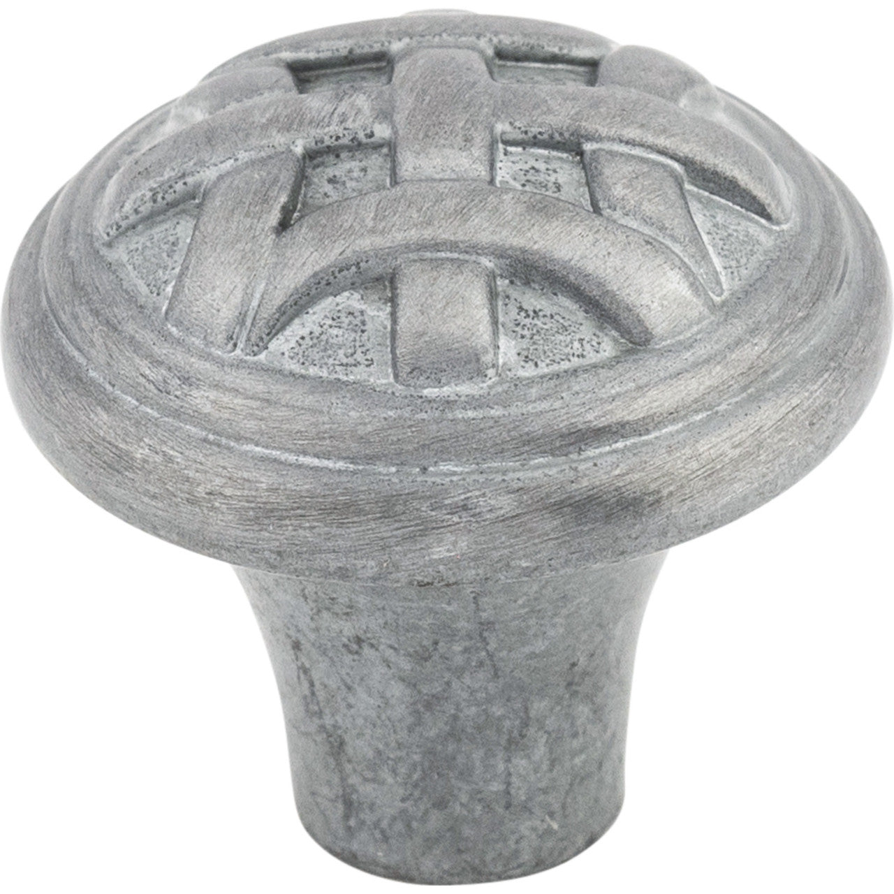 Top Knobs M167: 1" Celtic Round Cabinet Knob - Pewter Light