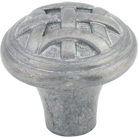 Top Knobs M167: 1" Celtic Round Cabinet Knob - Pewter Light