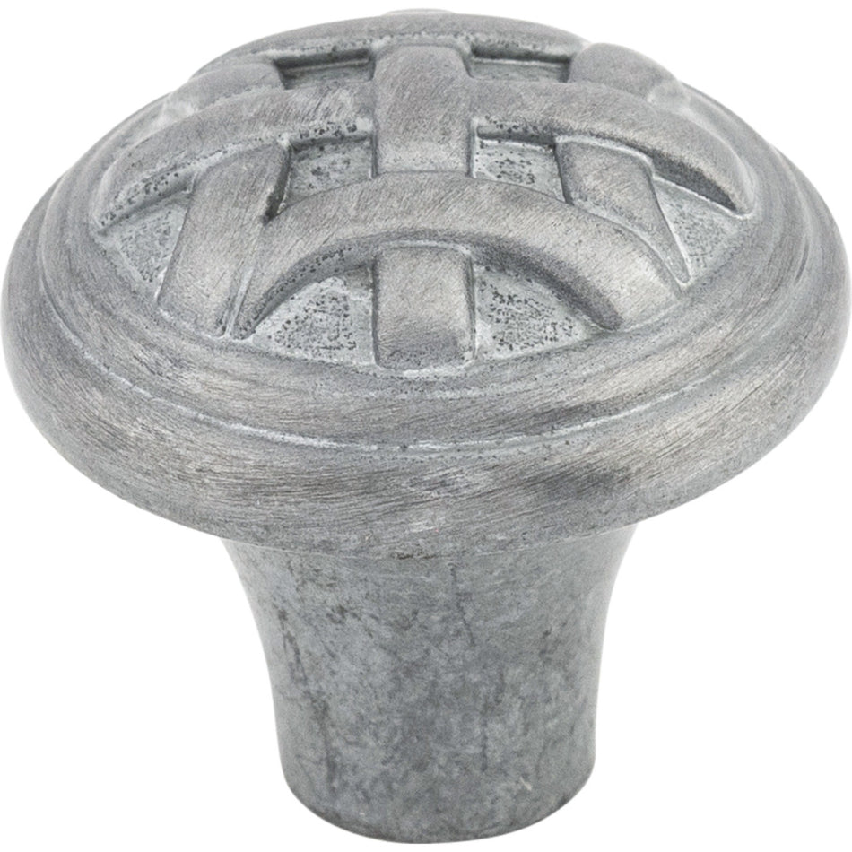 Top Knobs M167: 1" Celtic Round Cabinet Knob - Pewter Light