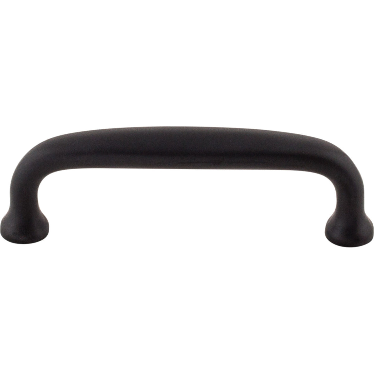 Top Knobs M1681: 3" cc Charlotte D-Handle Cabinet Pull - Flat Black