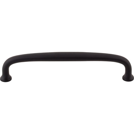 Top Knobs M1683: 6" cc Charlotte D-Handle Cabinet Pull - Flat Black