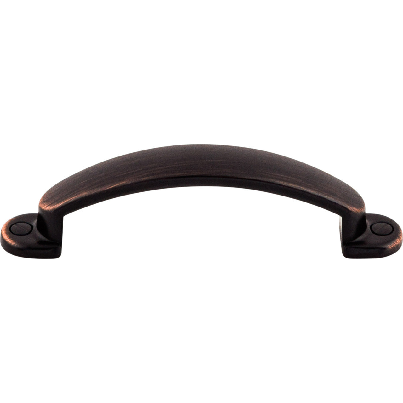 Top Knobs M1690: 3" cc Arendal Arch Cabinet Pull - Tuscan Bronze