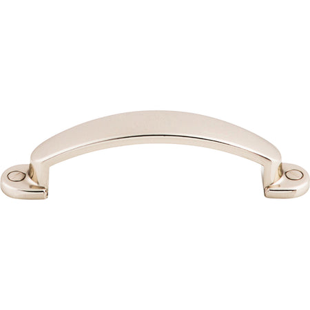 Top Knobs M1693: 3" cc Arendal D-Handle Cabinet Pull - Polished Nickel