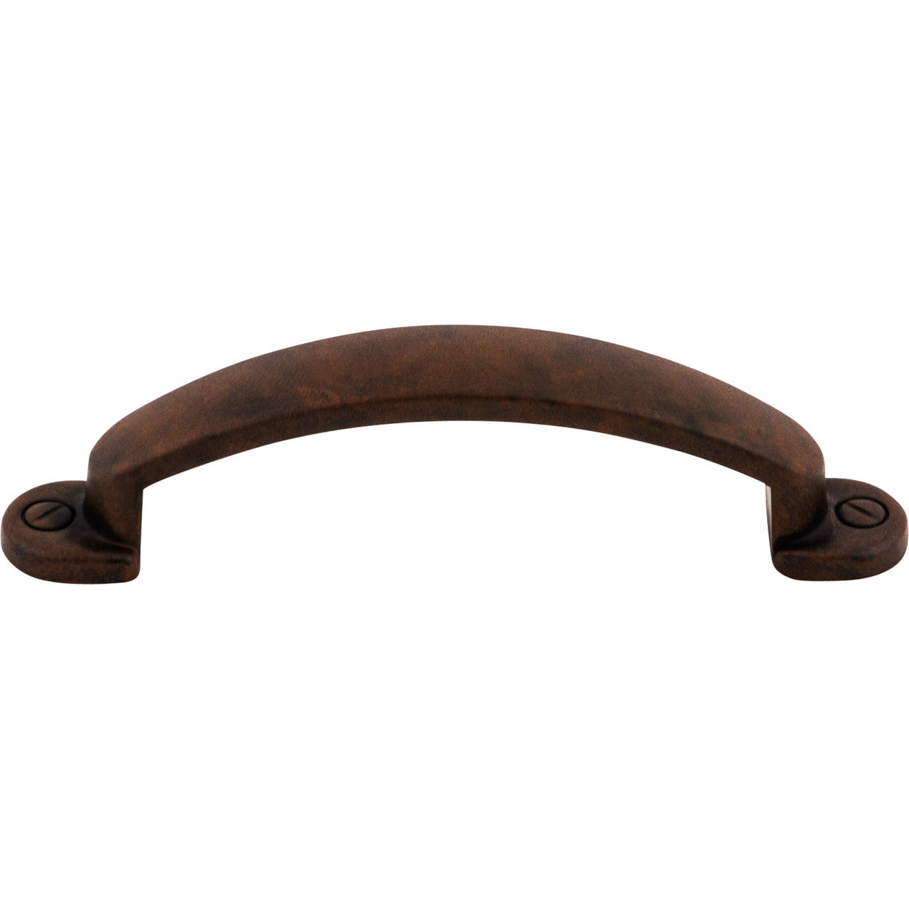Top Knobs M1696: 3" cc Arendal Arch Cabinet Pull - Patina Rouge