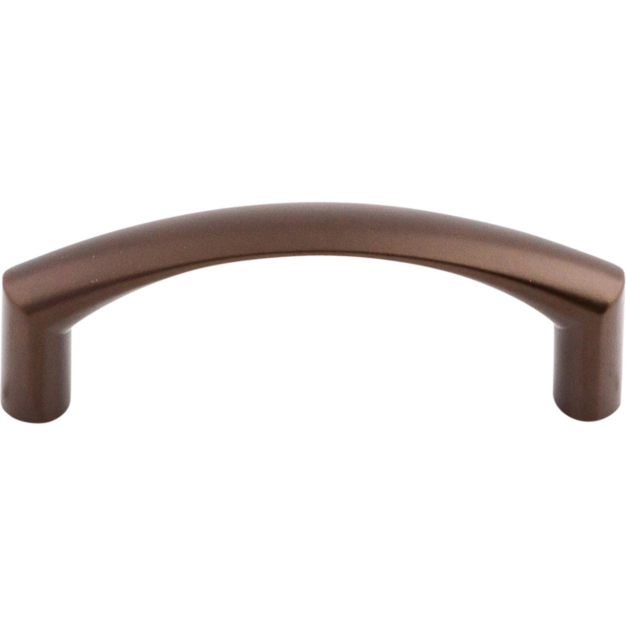 Top Knobs M1708: 3" cc Griggs Curved Bar Cabinet Pull - Oil Rubbed Bronze