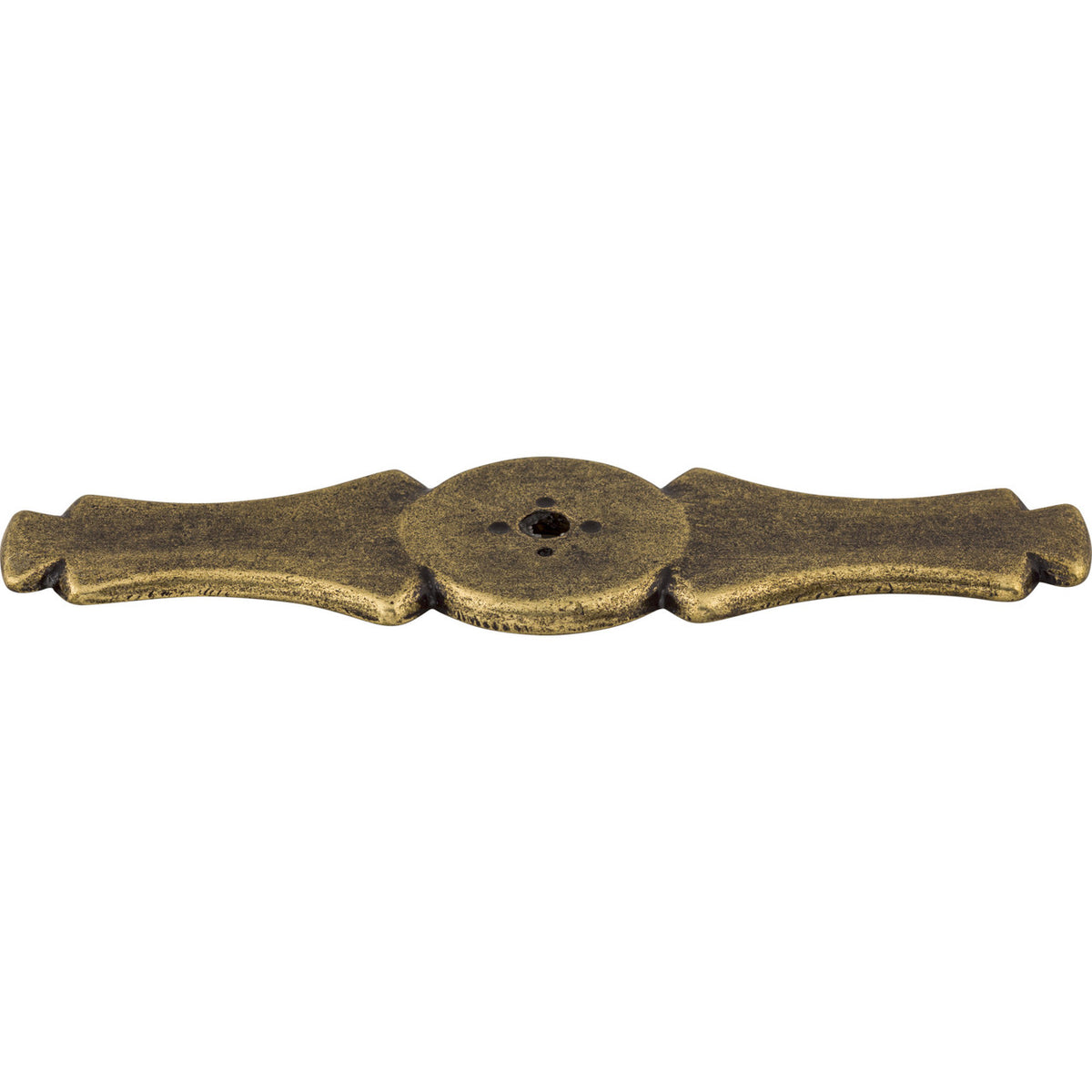 Top Knobs M170: Celtic Rectangle Backplate - German Bronze