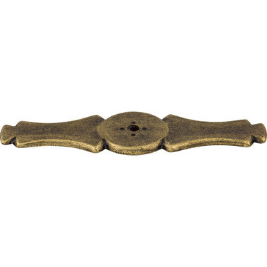 Top Knobs M170: Celtic Rectangle Backplate - German Bronze