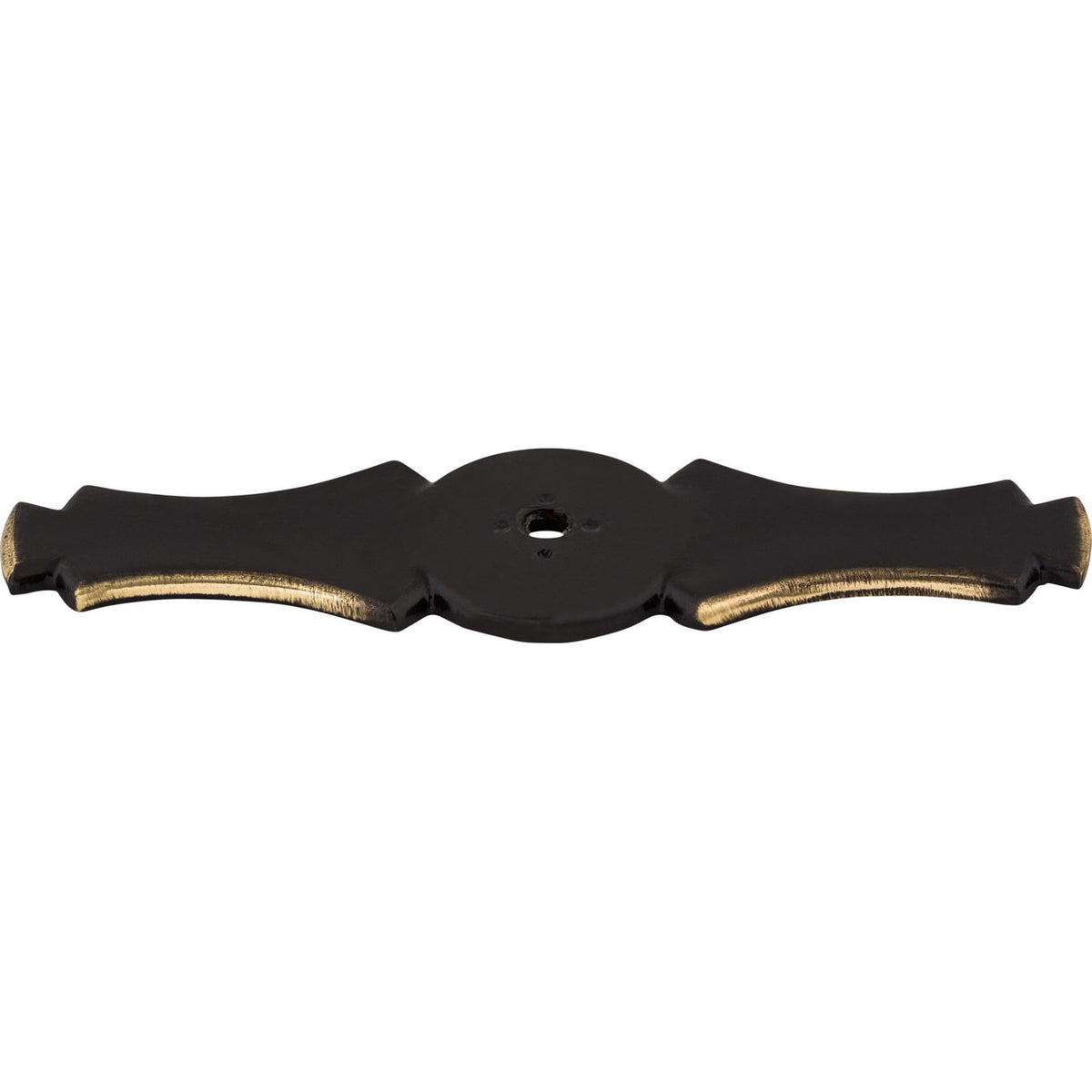 Top Knobs M171: Celtic Rectangle Backplate - Dark Antique Brass