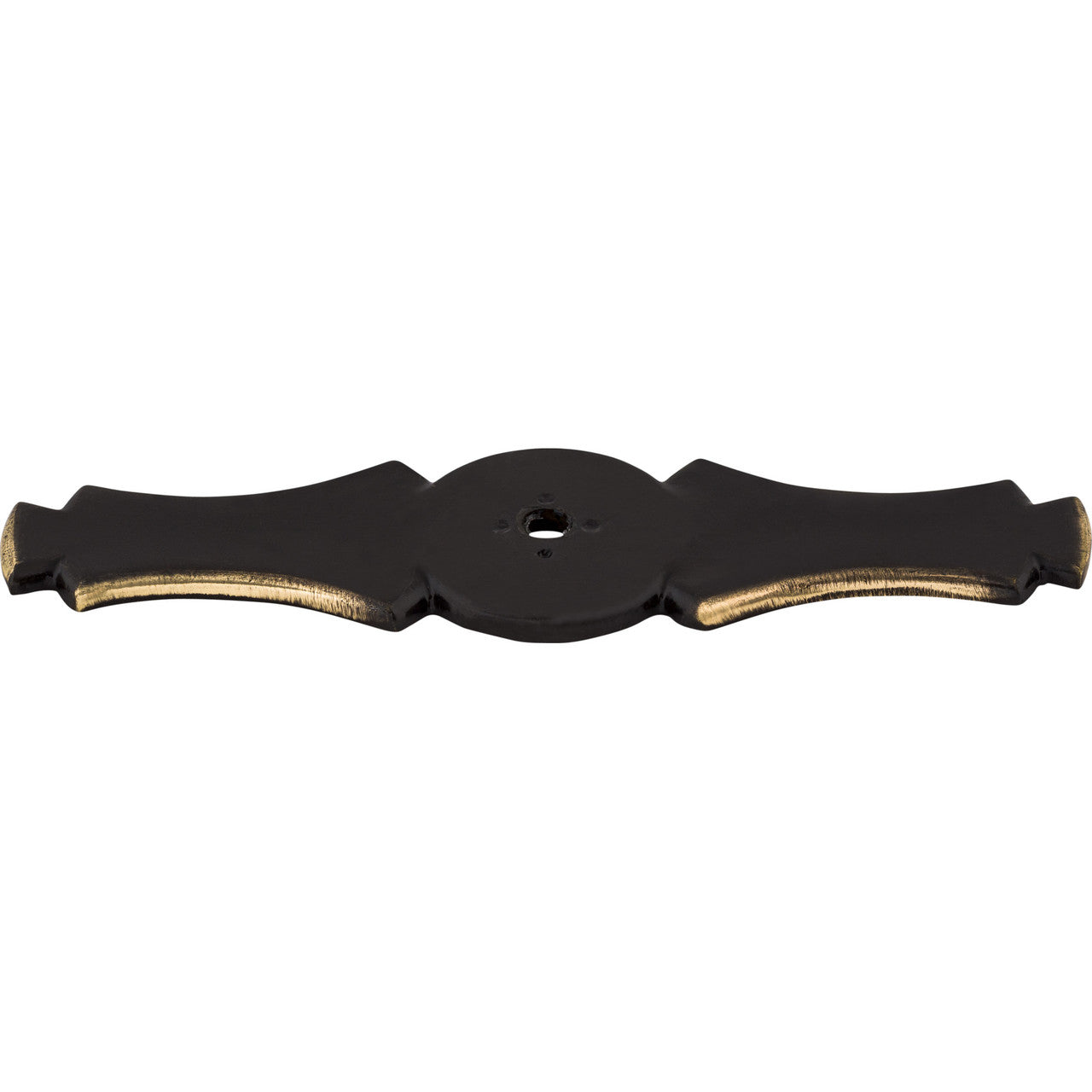 Top Knobs M171: Celtic Rectangle Backplate - Dark Antique Brass
