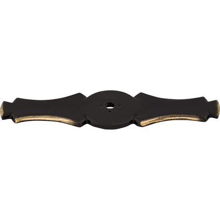 Top Knobs M171: Celtic Rectangle Backplate - Dark Antique Brass