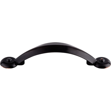Top Knobs M1723: 3" cc Dakota Angle Cabinet Pull - Tuscan Bronze