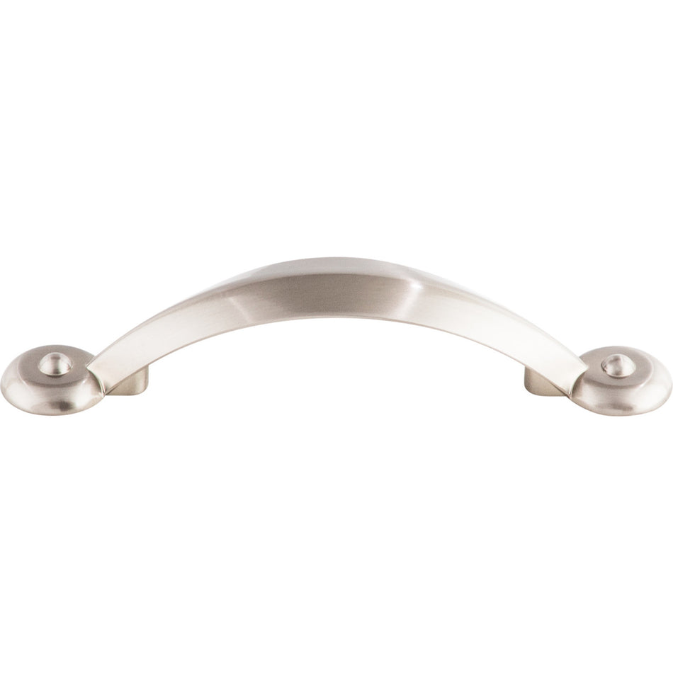 Top Knobs M1725: 3" cc Dakota Angle Cabinet Pull - Brushed Satin Nickel