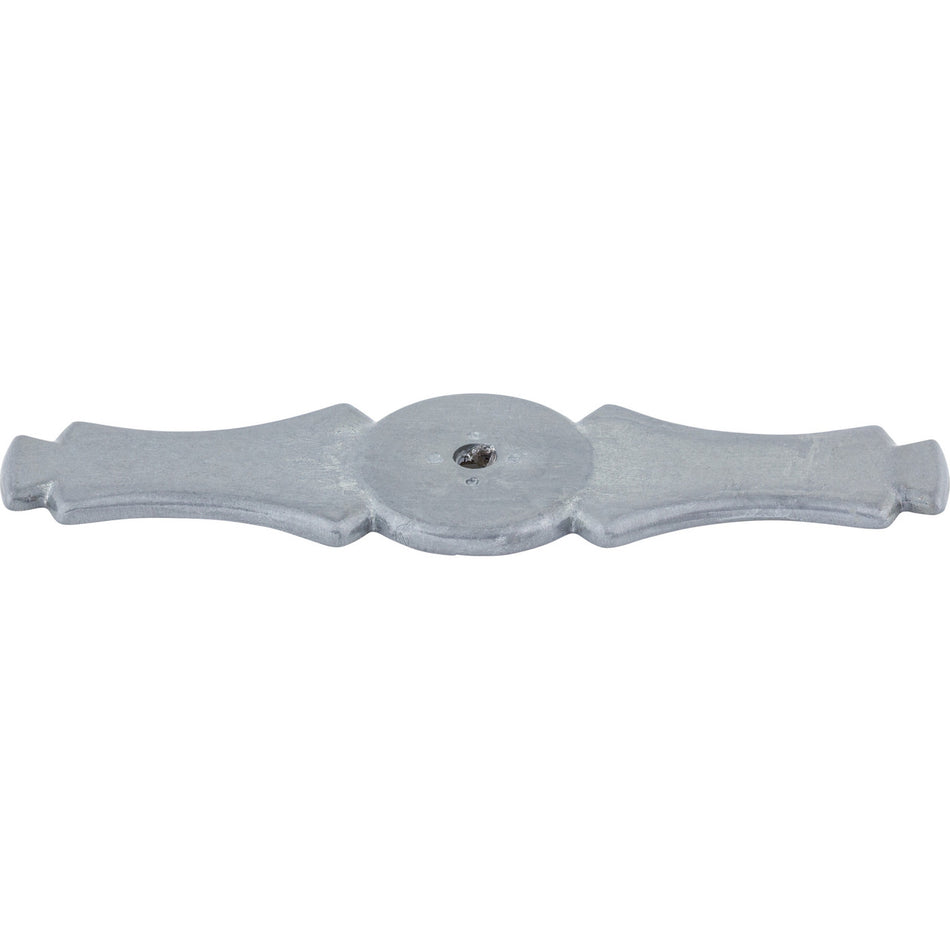 Top Knobs M172: Celtic Rectangle Backplate - Pewter Light