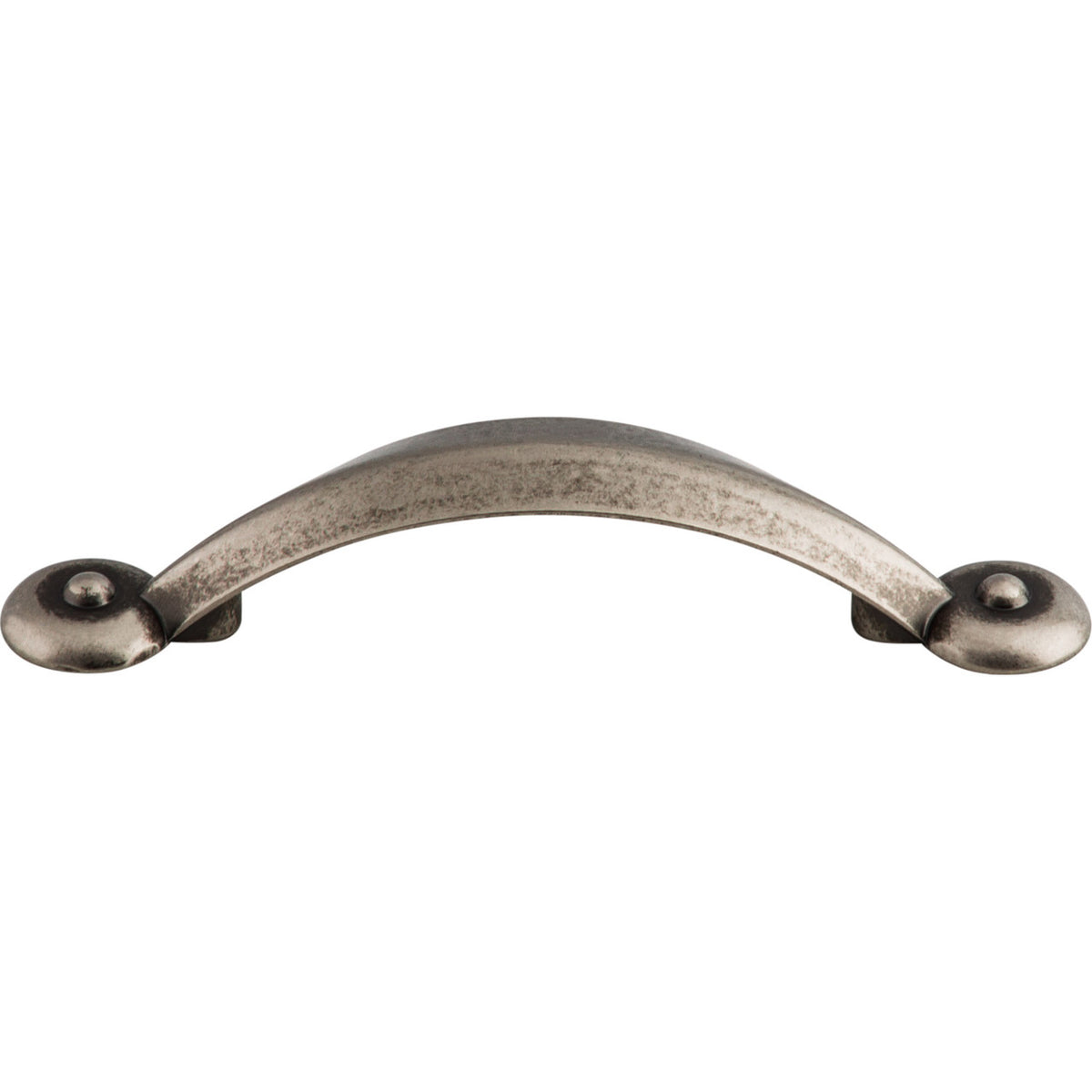 Top Knobs M1732: 3" cc Dakota Angle Cabinet Pull - Pewter Antique