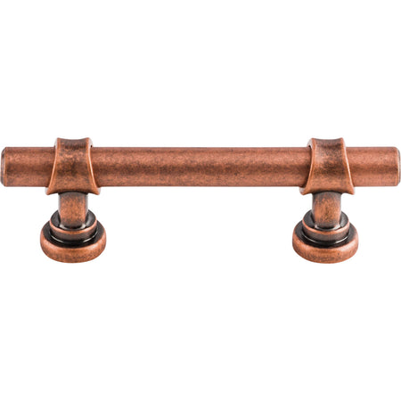 Top Knobs M1746: 3" cc Dakota Bit Cabinet Pull - Antique Copper