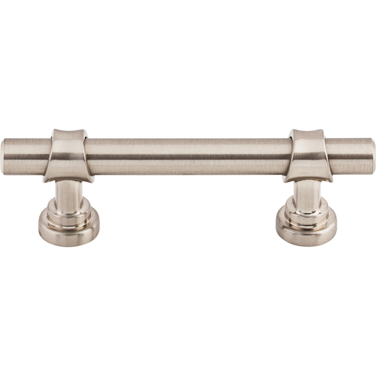 Top Knobs M1747: 3" cc Asbury Bit Cabinet Pull - Brushed Satin Nickel