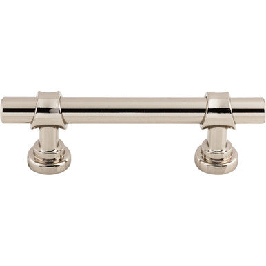 Top Knobs M1748: 3" cc Asbury Bit Cabinet Pull - Polished Nickel