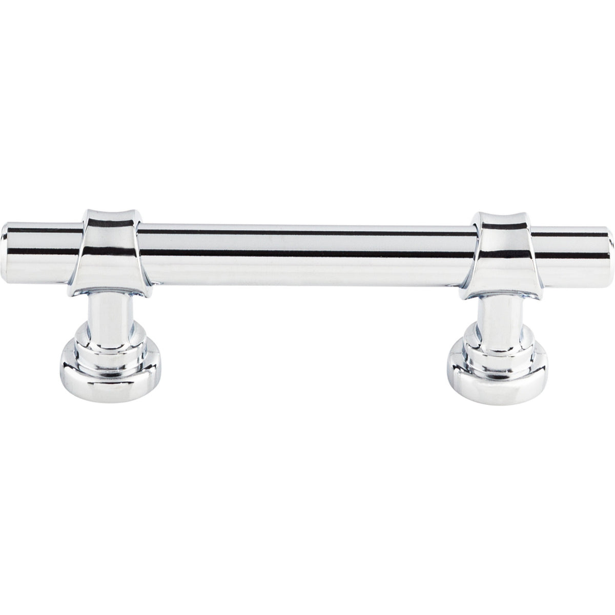 Top Knobs M1749: 3" cc Dakota Bit Cabinet Pull - Polished Chrome
