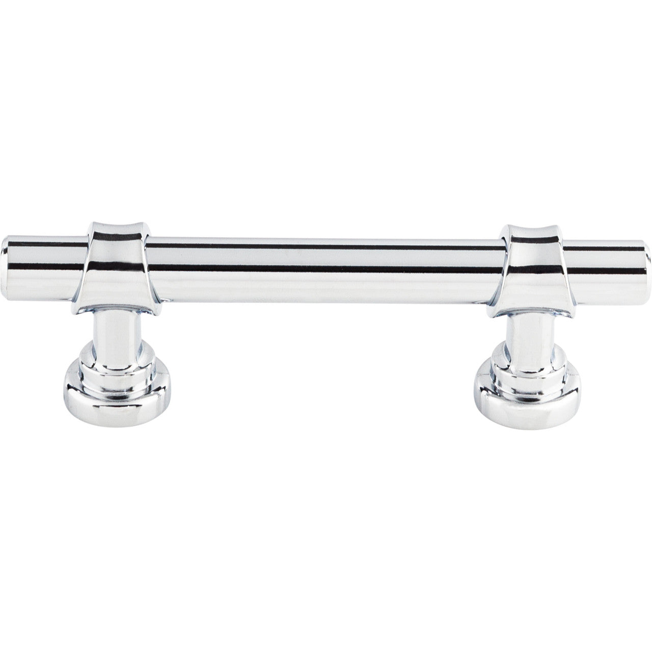 Top Knobs M1749: 3" cc Dakota Bit Cabinet Pull - Polished Chrome