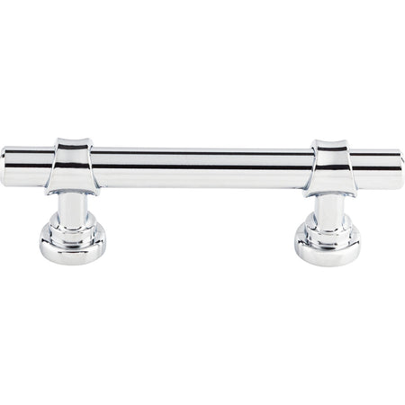 Top Knobs M1749: 3" cc Dakota Bit Cabinet Pull - Polished Chrome