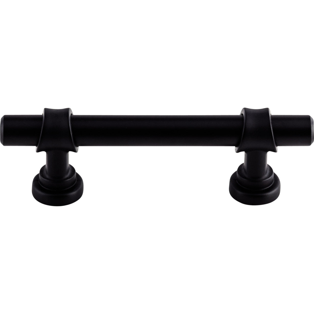 Top Knobs M1755: 3" cc Dakota Bit Cabinet Pull - Flat Black