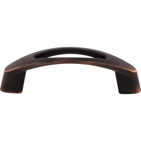 Top Knobs M1767: 3" cc Verona D-Handle Cabinet Pull - Tuscan Bronze