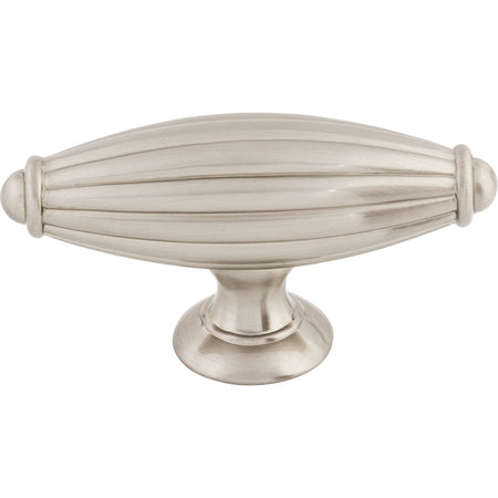 Top Knobs M1787:  2-7/8" Tuscany T-Bar Cabinet Knob - Brushed Satin Nickel