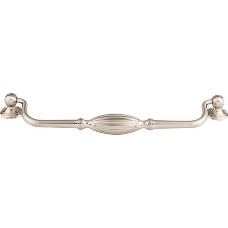 Top Knobs M1790: 8-13/16" cc Tuscany Drop Bail Cabinet Pull - Brushed Satin Nickel