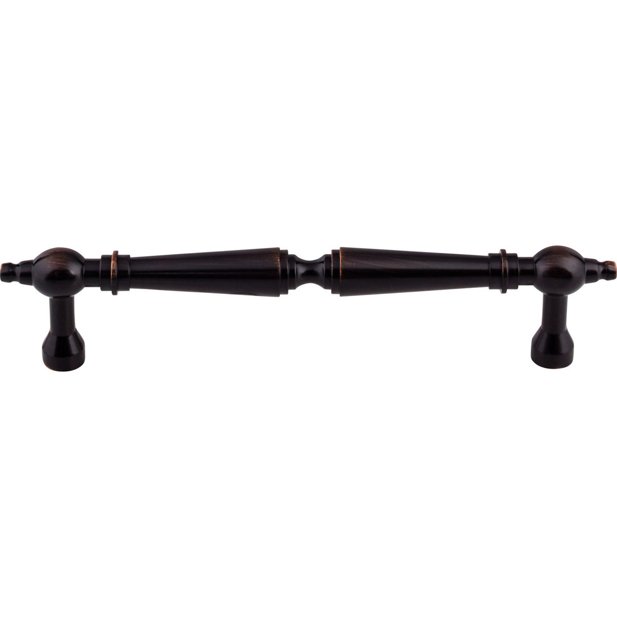 Top Knobs M1792-7: 7" cc Asbury D-Handle Cabinet Pull - Tuscan Bronze