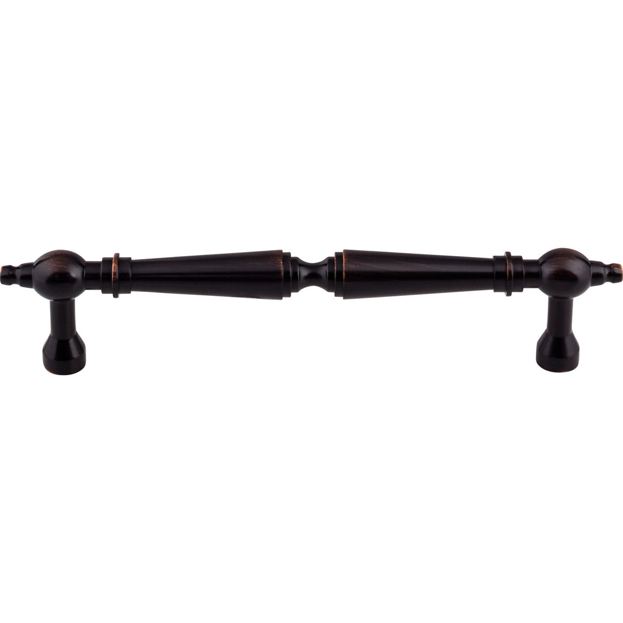 Top Knobs M1792-7: 7" cc Asbury D-Handle Cabinet Pull - Tuscan Bronze