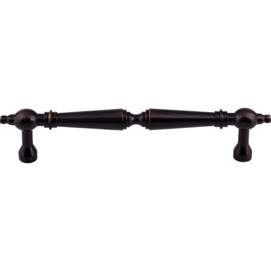 Top Knobs M1792-7: 7" cc Asbury D-Handle Cabinet Pull - Tuscan Bronze