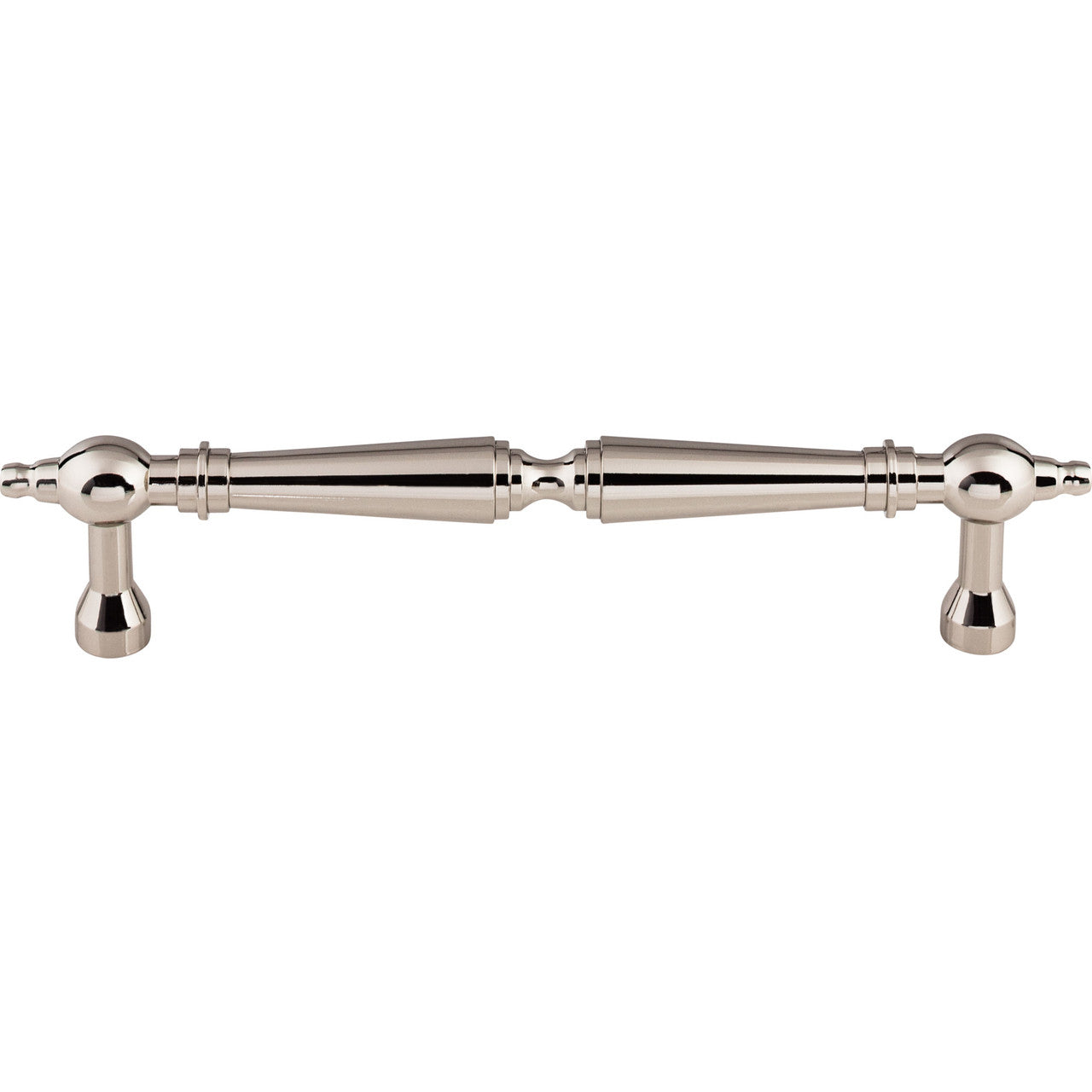 Top Knobs M1794-7: 7" cc Asbury D-Handle Cabinet Pull - Polished Nickel