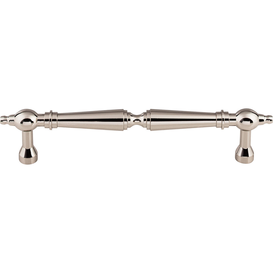 Top Knobs M1794-7: 7" cc Asbury D-Handle Cabinet Pull - Polished Nickel