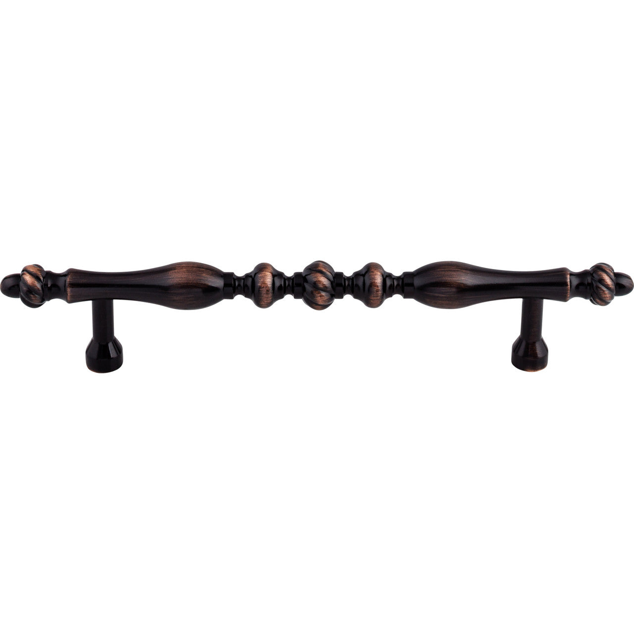 Top Knobs M1795-7: 7" cc Somerset Melon D-Handle Cabinet Pull - Tuscan Bronze
