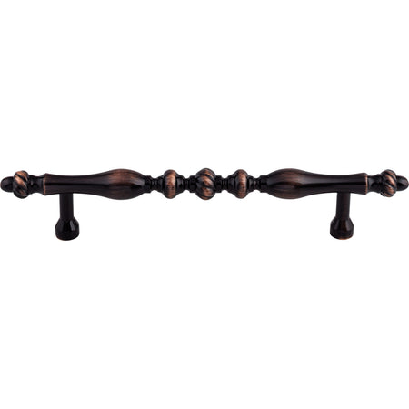 Top Knobs M1795-7: 7" cc Somerset Melon D-Handle Cabinet Pull - Tuscan Bronze