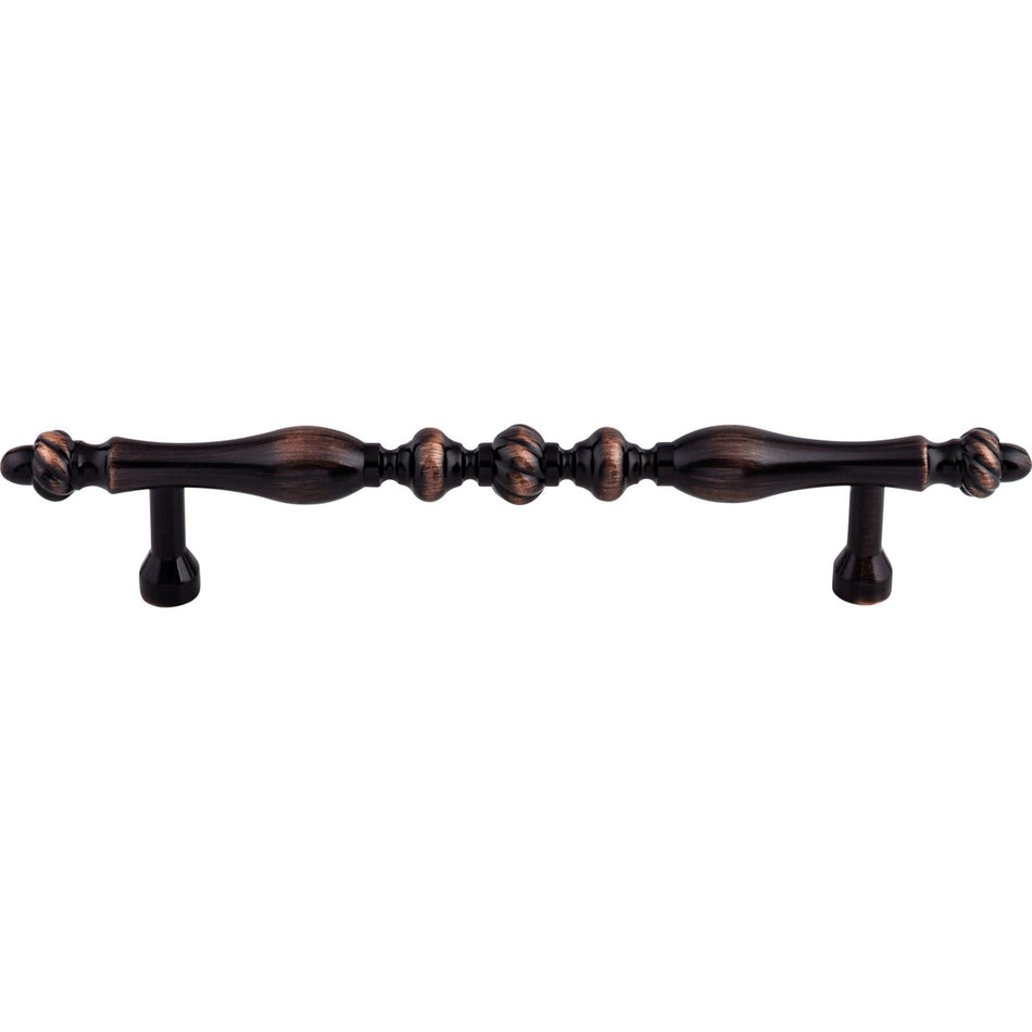 Top Knobs M1795-7: 7" cc Somerset Melon D-Handle Cabinet Pull - Tuscan Bronze
