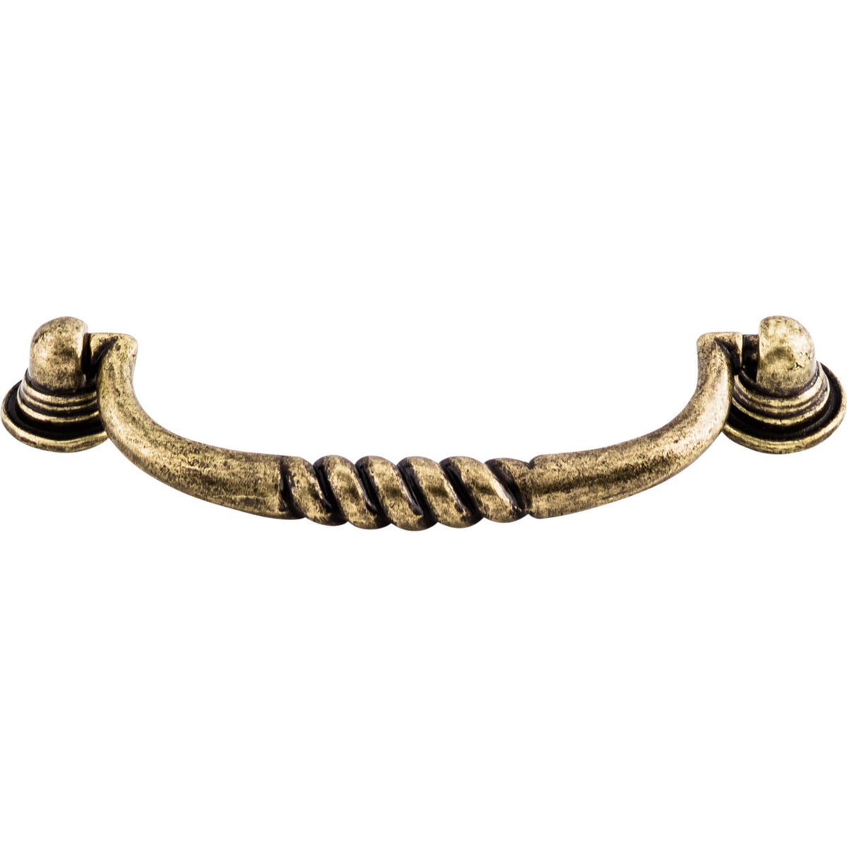 Top Knobs M17: 3-3/4" cc Eton Drop Bail Cabinet Pull - German Bronze