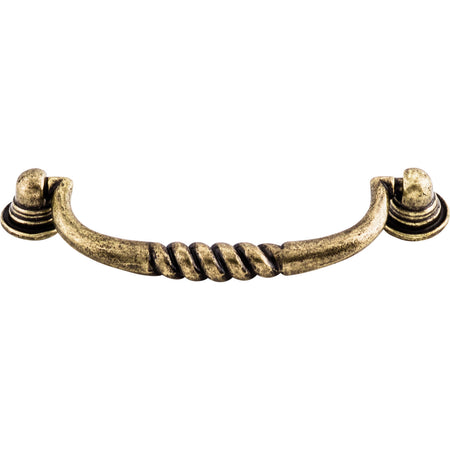 Top Knobs M17: 3-3/4" cc Eton Drop Bail Cabinet Pull - German Bronze