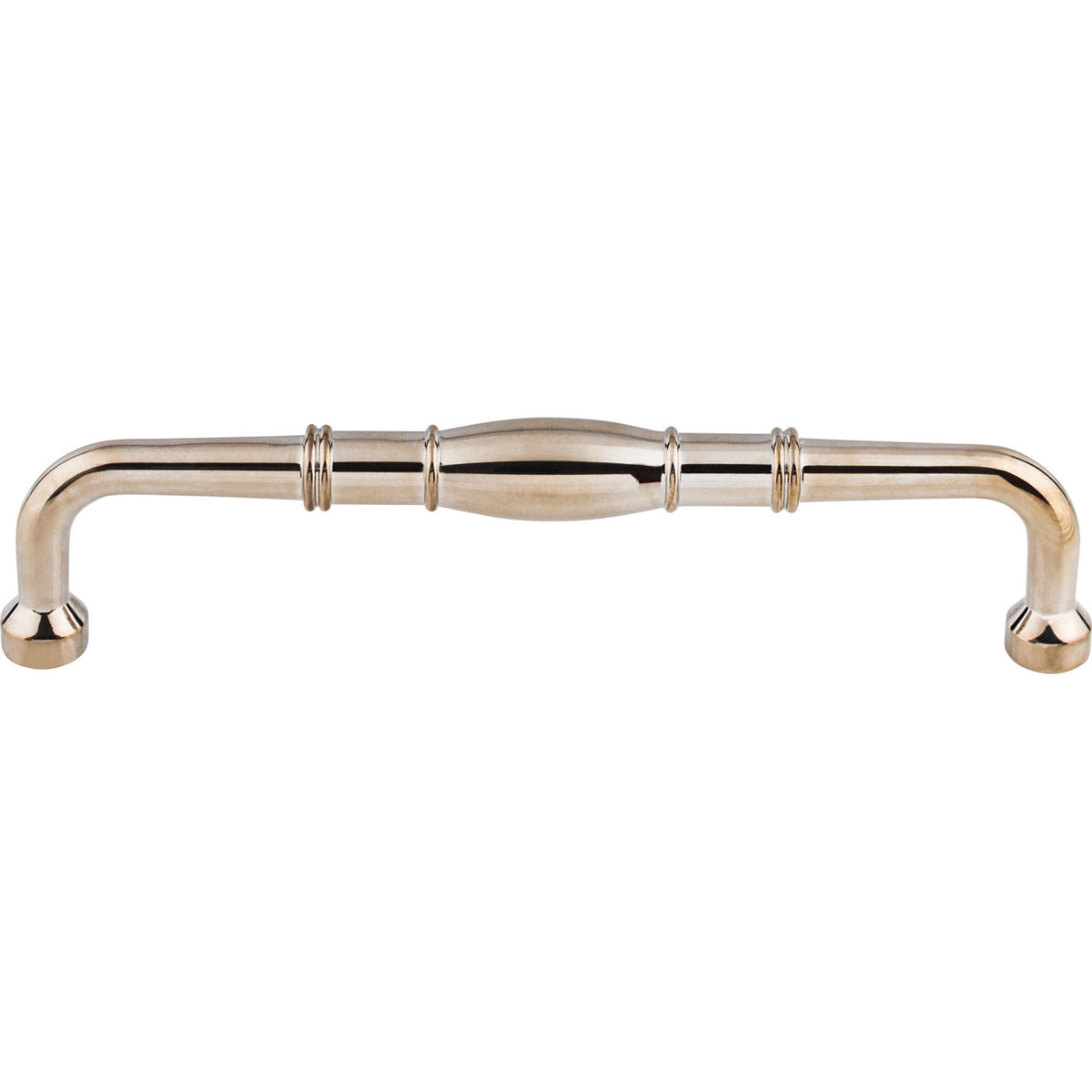 Top Knobs M1800-7: 7" cc Normandy D-Handle Cabinet Pull - Polished Nickel