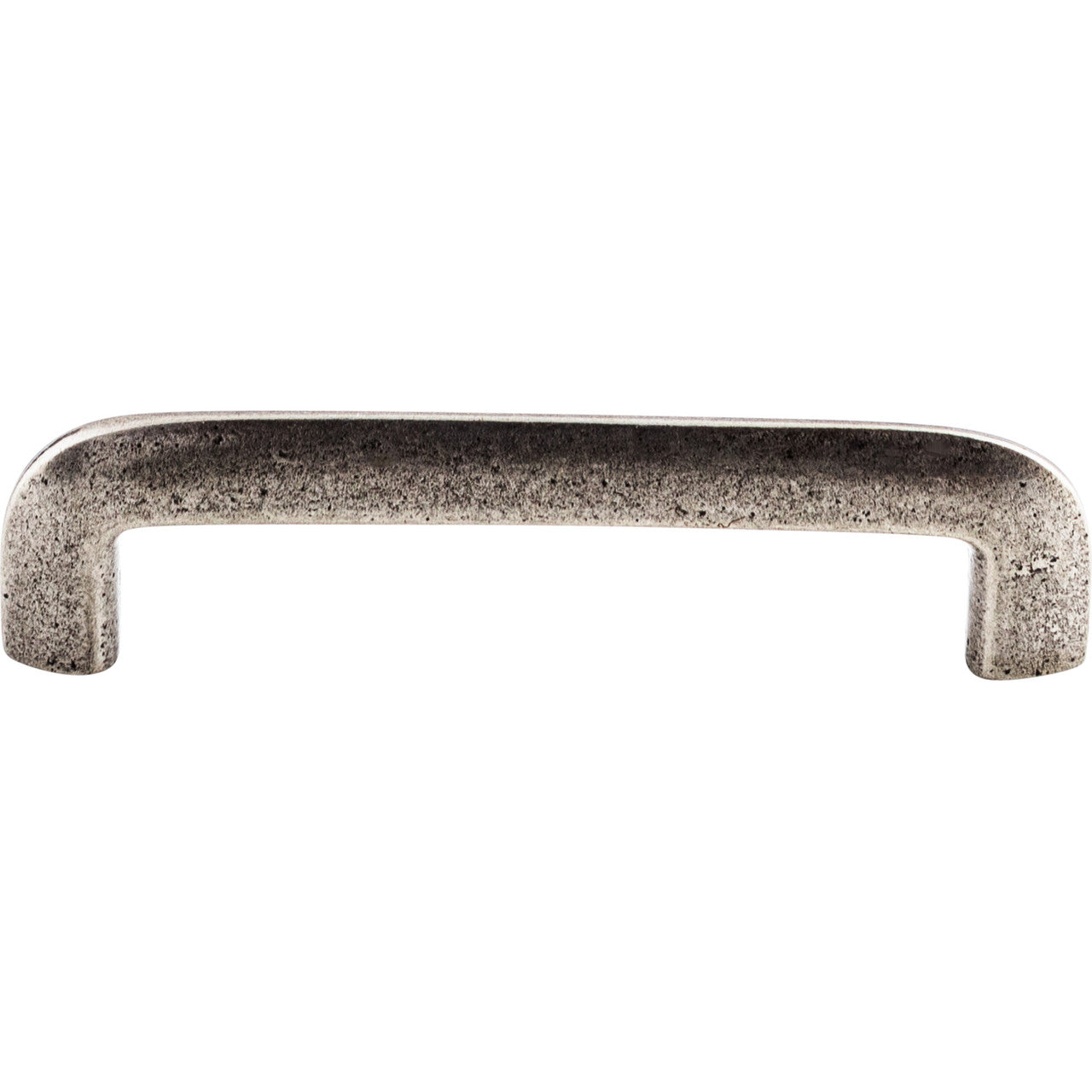 Top Knobs M1801: 3-13/16" cc Wedge Round Bar Cabinet Pull - Cast Iron