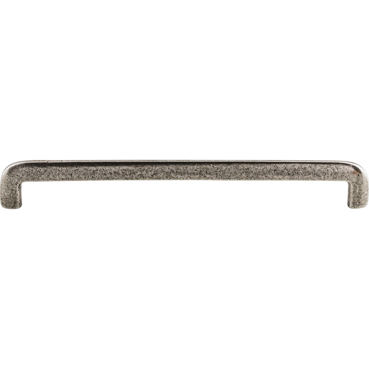Top Knobs M1802: 8" cc Wedge Round Bar Cabinet Pull - Cast Iron